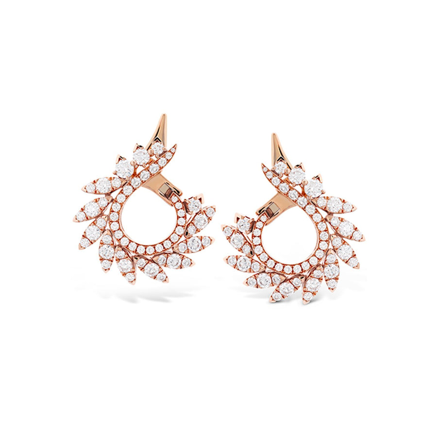 Hearts On Fire X Stephen Webster White Kites Feathers Earrings -