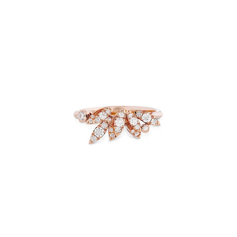 Hearts On Fire X Stephen Webster White Kites Feathers Ring-Hearts On Fire X Stephen Webster White Kites Feathers Ring -