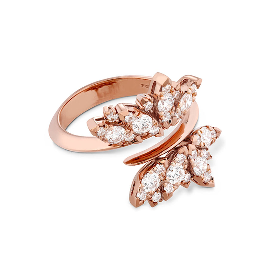 Hearts On Fire X Stephen Webster White Kites Feathers Wrap Ring -