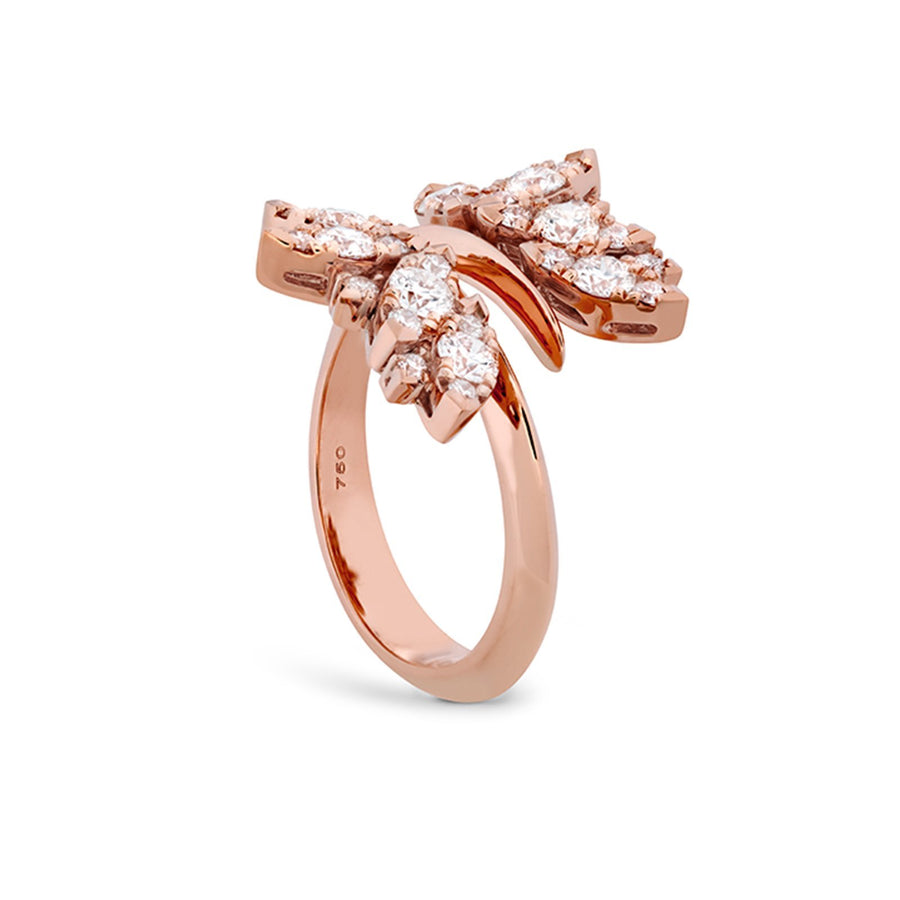 Hearts On Fire X Stephen Webster White Kites Feathers Wrap Ring -