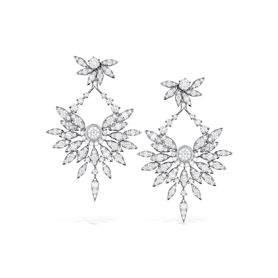 Hearts On Fire X Stephen Webster White Kites Flight Earrings -