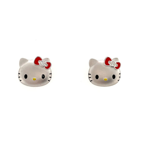Hello Kitty Silver Earrings - DECTF00091