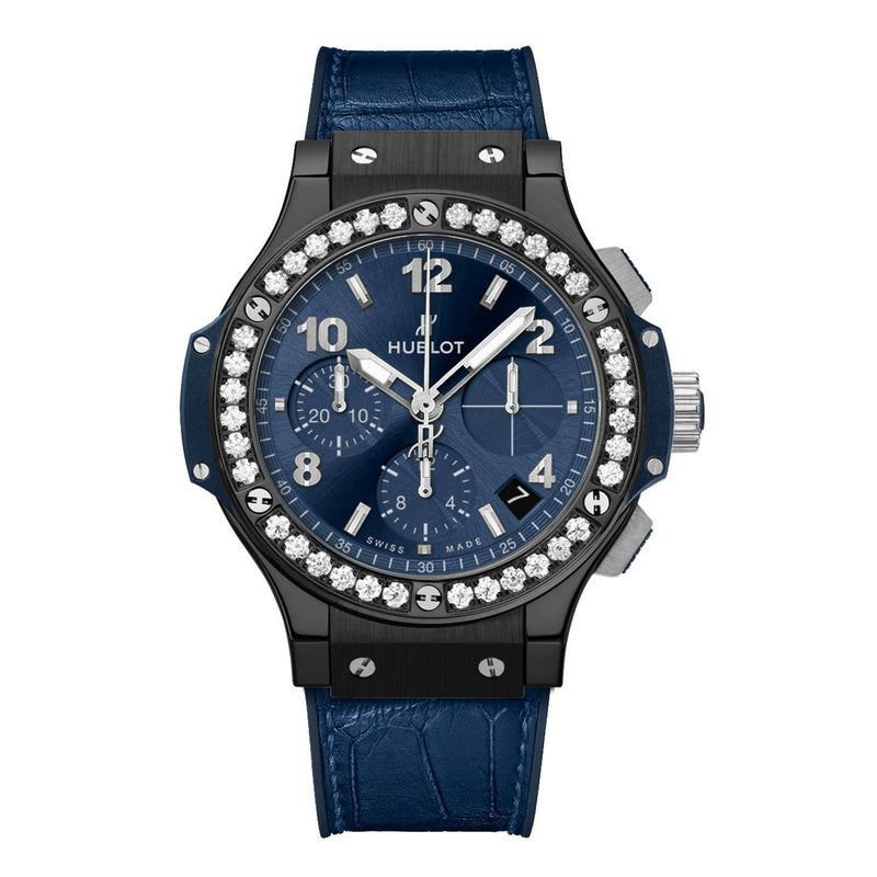 Hublot Big Bang Ceramic Blue Diamonds 41mm-Hublot Big Bang Ceramic Blue Diamonds 41mm -