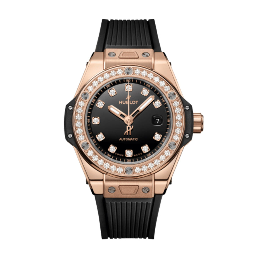 Hublot Big Bang One Click King Gold Diamonds - 485.OX.1280.RX.1204