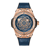 Hublot Big Bang One Click Sang Bleu King Gold Blue Diamonds 39mm-Hublot Big Bang One Click Sang Bleu King Gold Blue Diamonds 39mm -