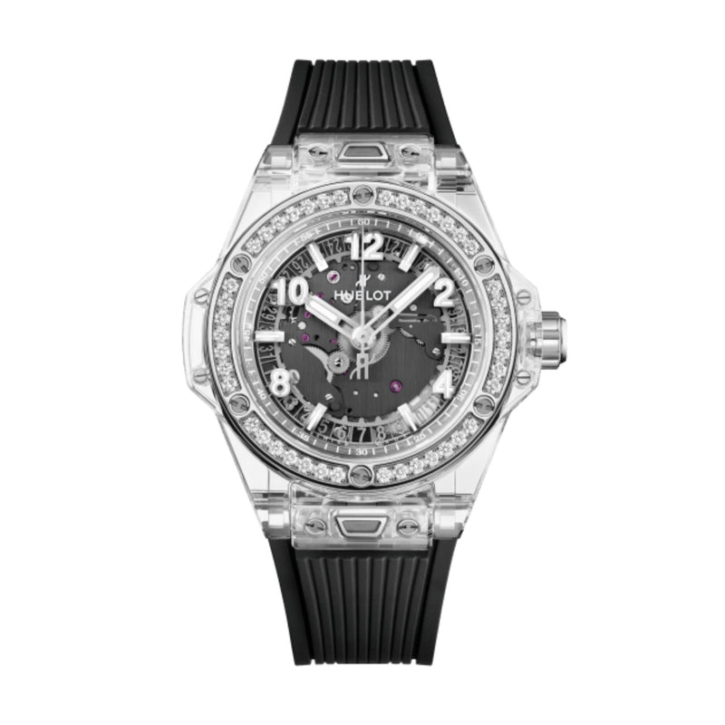 Hublot Big Bang One Click Sapphire Diamonds 39mm-Hublot Big Bang One Click Sapphire Diamonds - 465.JX.4902.RX.1204