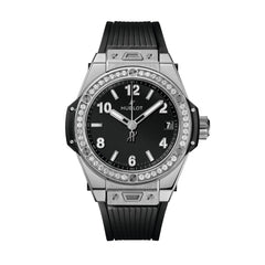 Hublot Watch Big Bang One Click Steel Diamonds 33 mm, Black