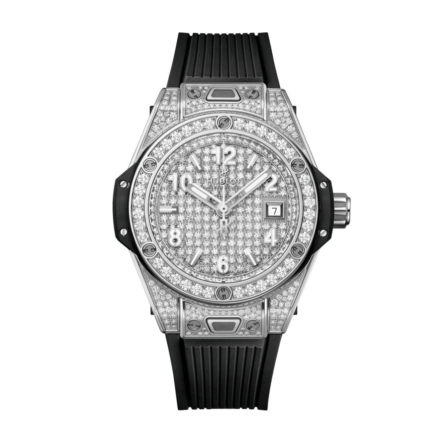 Hublot Big Bang One Click Steel Full Pavé - 485.SX.9000.RX.1604