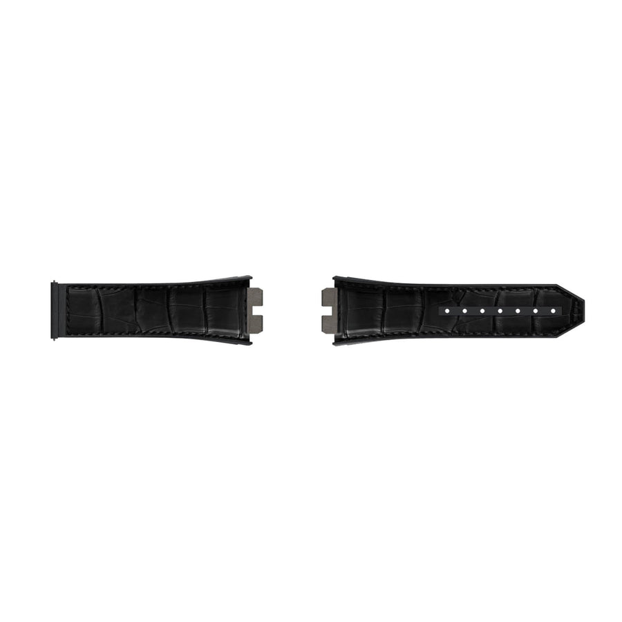 Hublot Black Alligator and Rubber Strap - LR411.100.80.0000.0000.0000