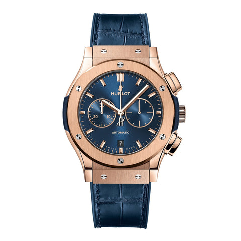 Hublot Classic Fusion Blue Chronograph King Gold 42mm-Hublot Classic Fusion Blue Chronograph King Gold 42mm -