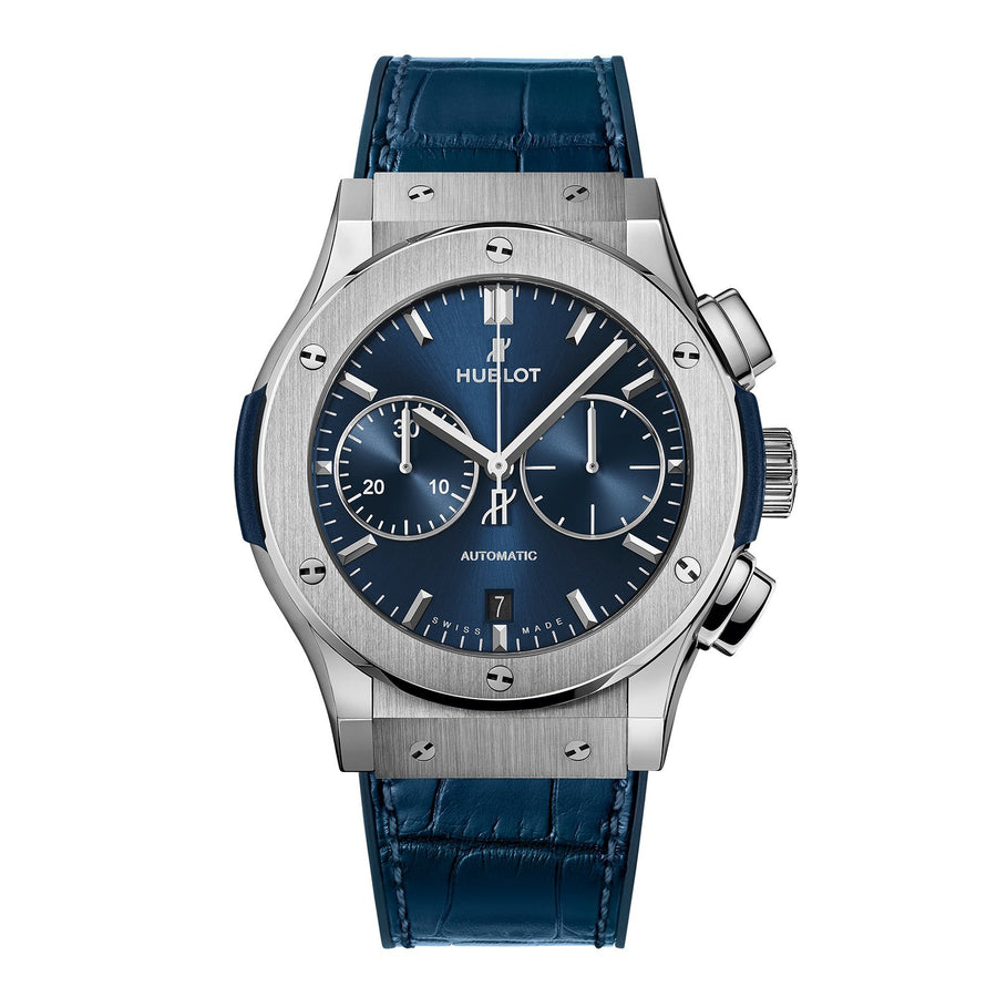 Hublot Classic Fusion Blue Chronograph Titanium 45mm -