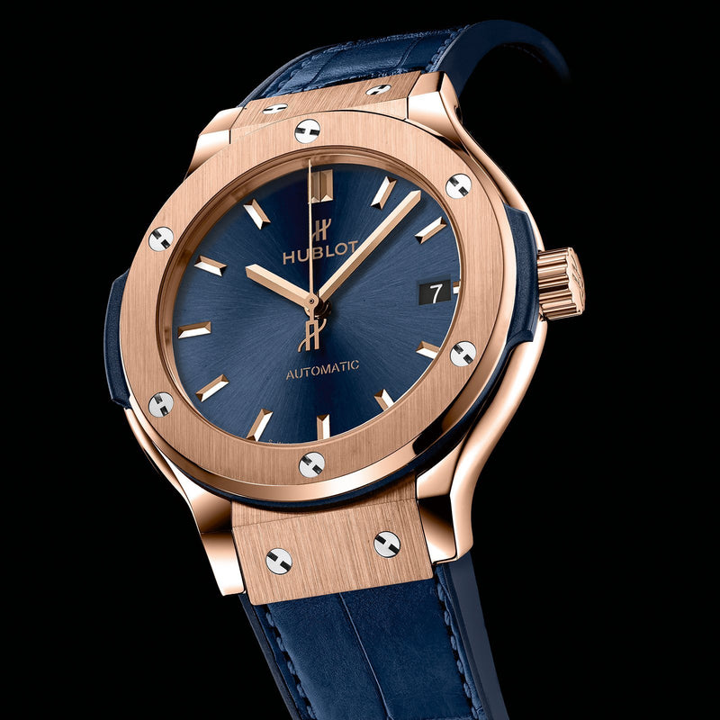 Hublot Classic Fusion King Gold Blue 38mm-Hublot Classic Fusion King Gold Blue 38mm -