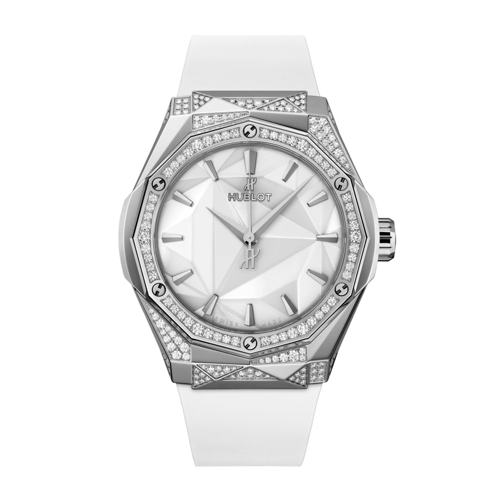 Hublot Classic Fusion Orlinski Titanium White Alternative Pave 40mm -