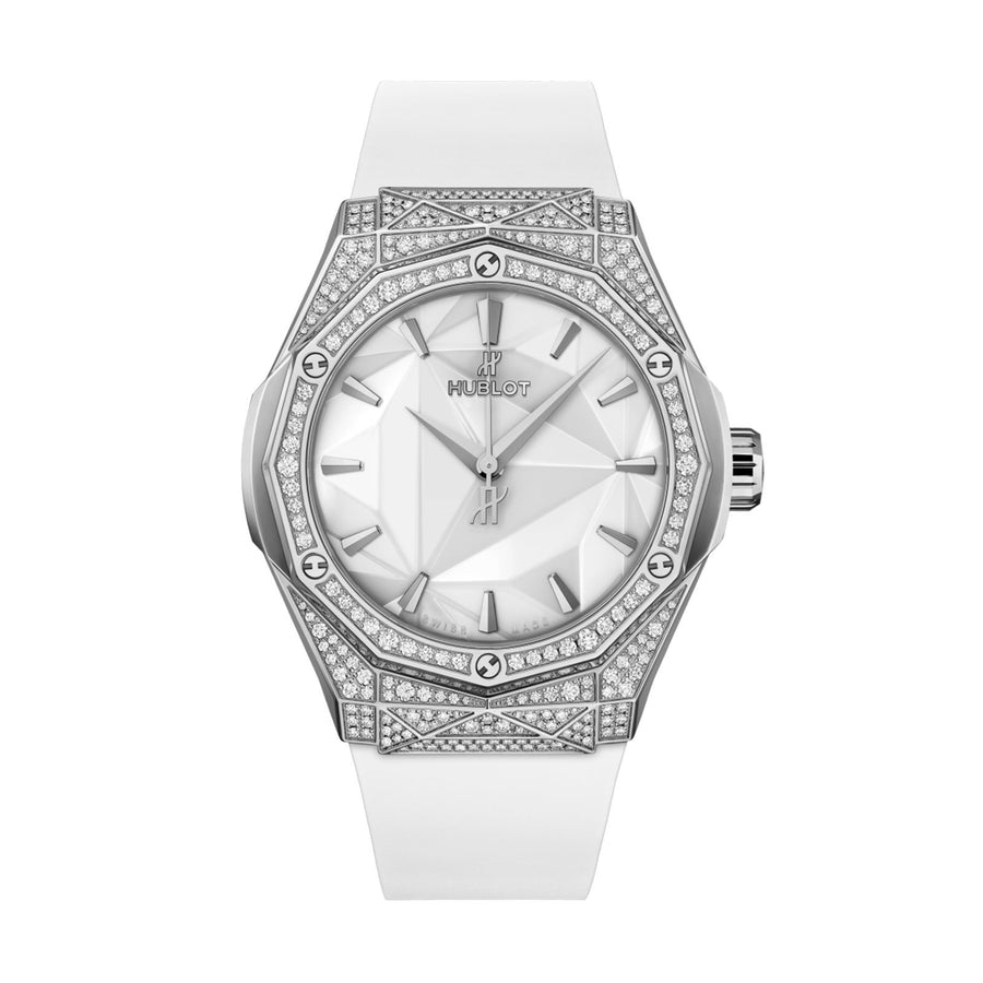 Hublot Classic Fusion Orlinski Titanium White Pave 40mm -