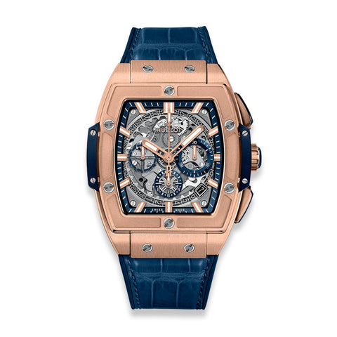 Hublot Spirit of Big Bang King Gold Blue 42mm-Hublot Spirit of Big Bang King Gold Blue 42mm - 641.OX.7180.LR