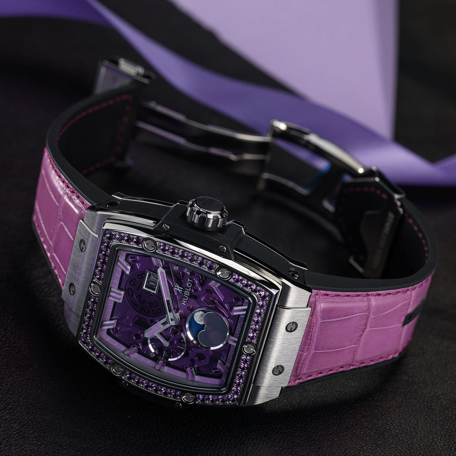 Hublot Spirit Of Big Bang Moonphase Titanium Purple 42mm -