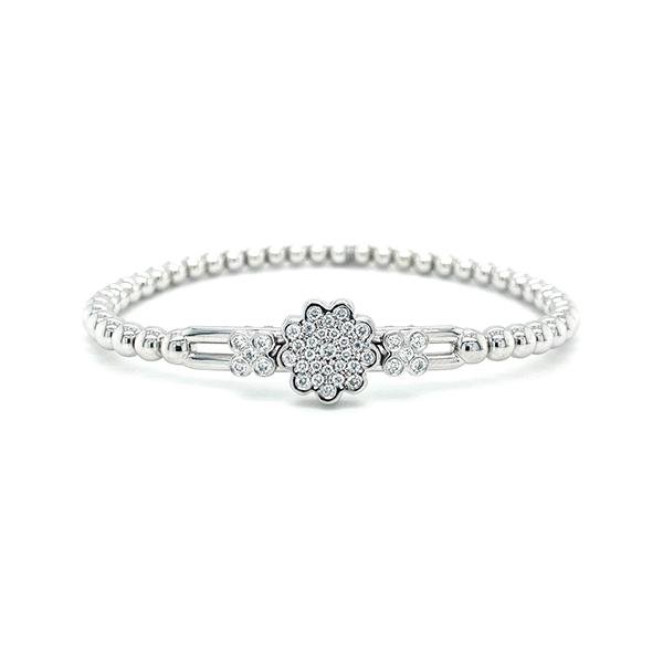 Hulchi Belluni Diamond Flower Bracelet -
