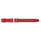 IWC Rubber Strap Red 20/18 QR - IWC Rubber Strap Red 20/18 interchangeable strap for deployant buckle.