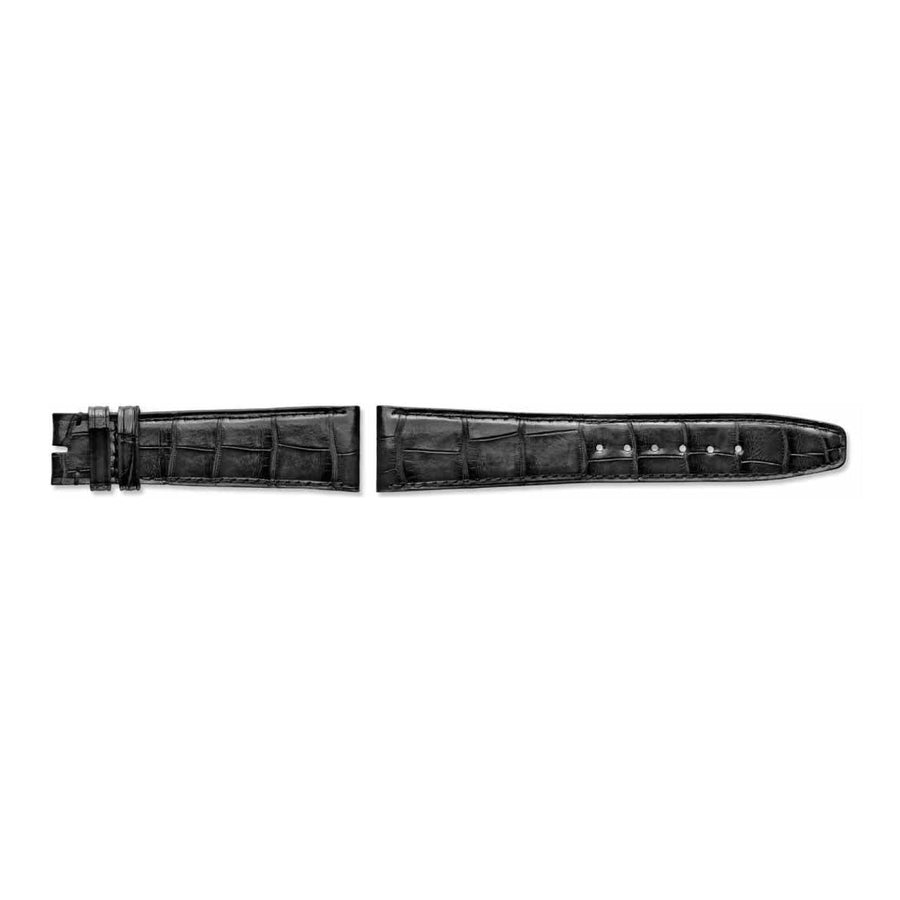 IWC Schaffhausen Alligator Strap Black Santoni 22/18 - IWA54593