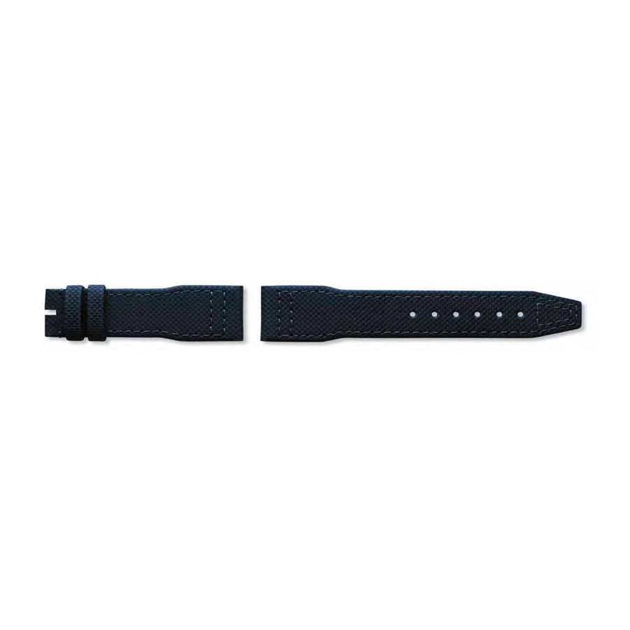 IWC Schaffhausen Calf Leather Strap Blue 21/18 - MXE0DM7B