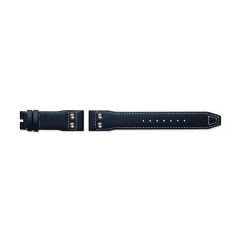 IWC Schaffhausen Calf Strap Blue with Rivets 21/18 QR-IWC Schaffhausen Calf Strap Blue with Rivets 21/18 QR - MXE0HNNW