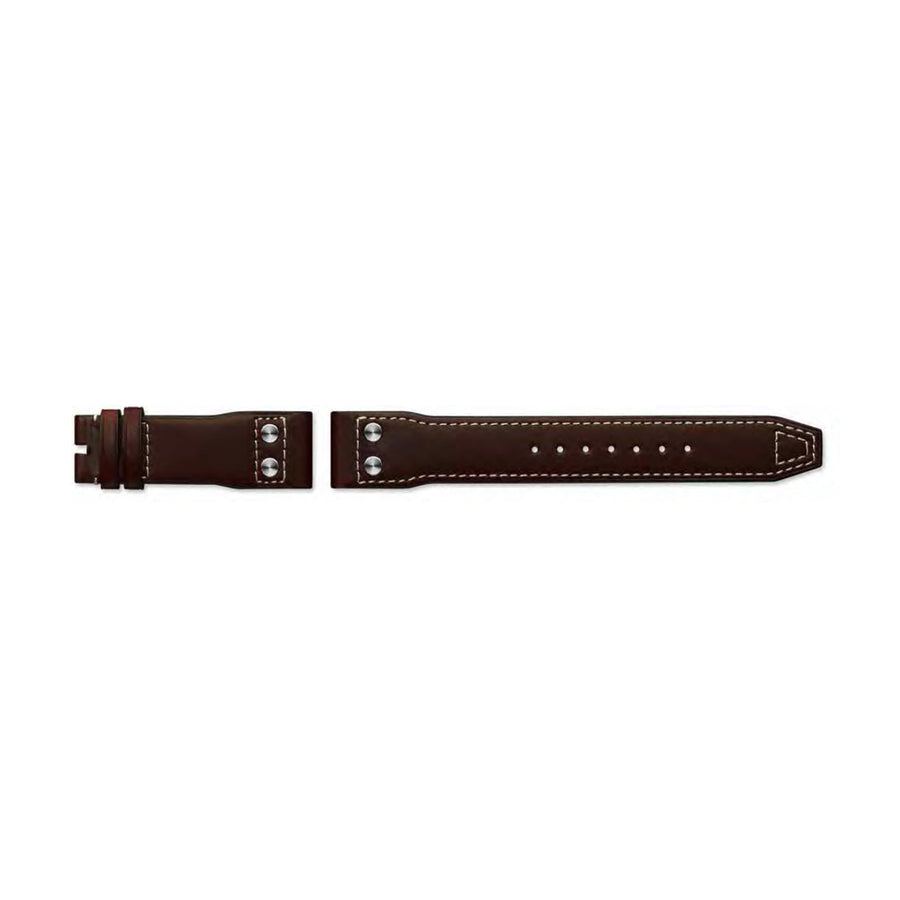 IWC Schaffhausen Calf Strap Brown with Rivets 21/18 QR - MXE0HN9M