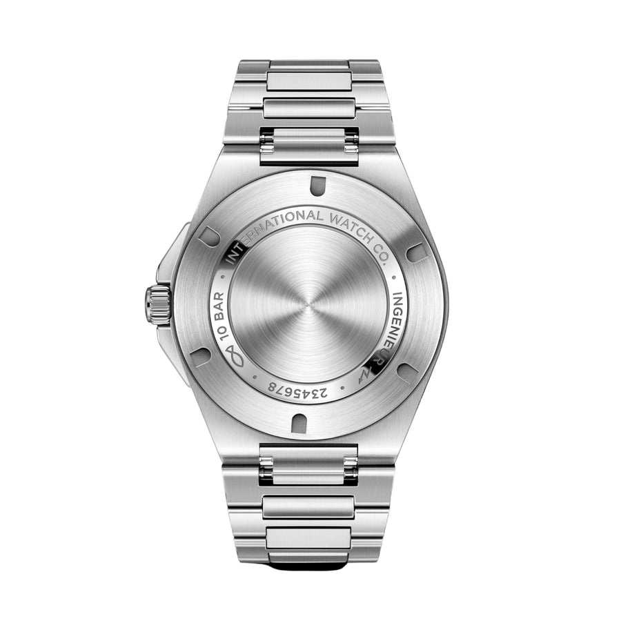 IWC Schaffhausen Ingenieur Automatic 40 - IW328903 - IWC Schaffhausen Ingenieur Automatic in a 40mm stainless steel case with aqua dial on stainless steel bracelet, featuring a date display and automatic movement with up to 120 hours power reserve.