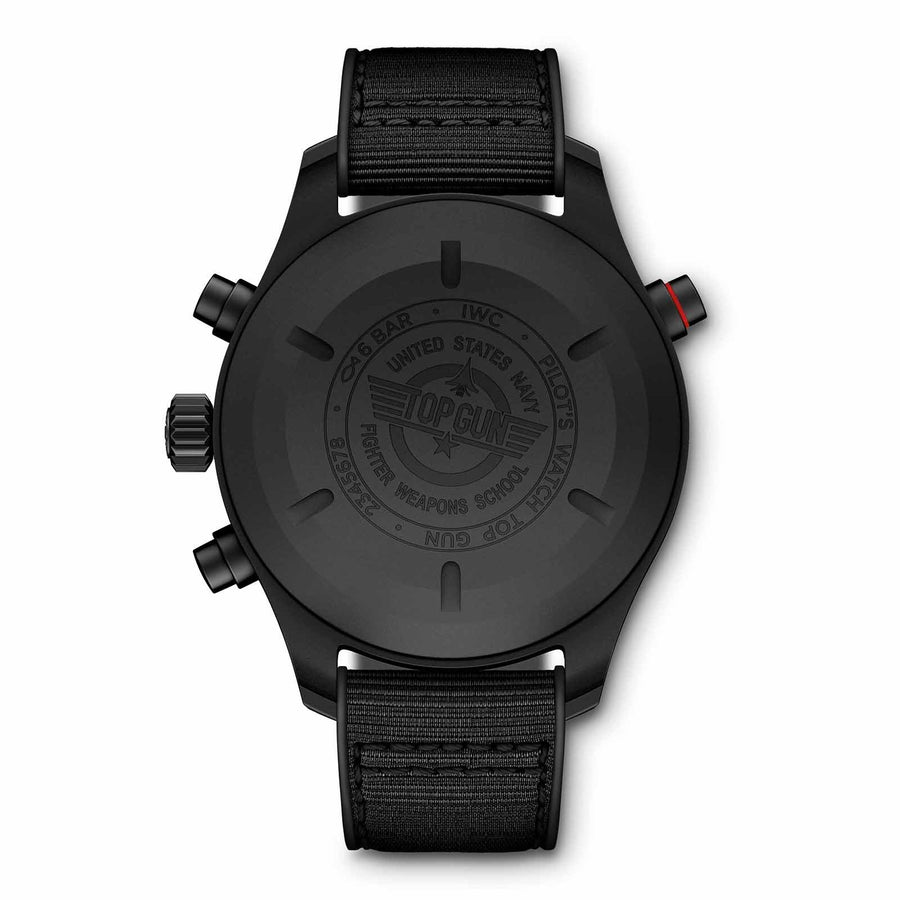 IWC Schaffhausen Pilot's Watch Double Chronograph Top Gun Ceratanium -