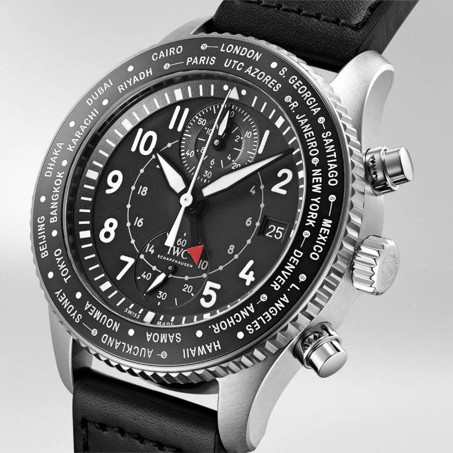 IWC Schaffhausen Pilot's Watch Timezoner Chronograph -