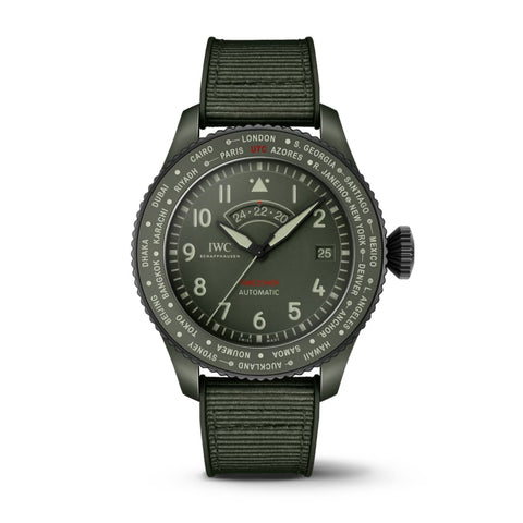 IWC Schaffhausen Pilot’s Watch Timezoner TOP GUN Woodland - IW395601