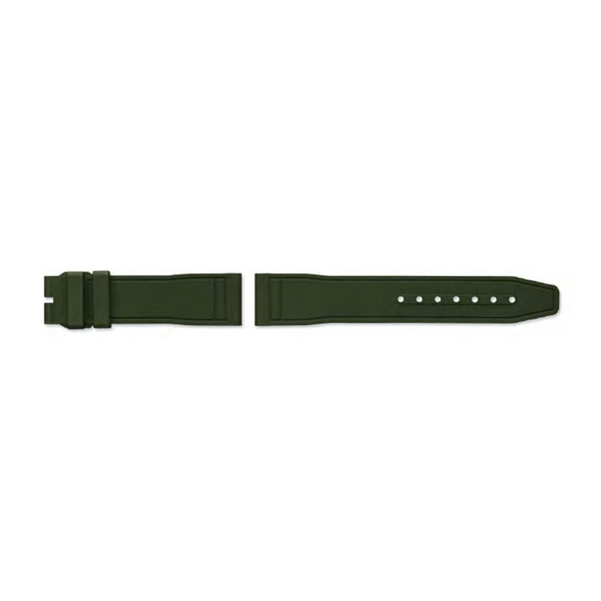 IWC Schaffhausen Rubber Strap Olive Green 20/18 QR - MXE0LPSM