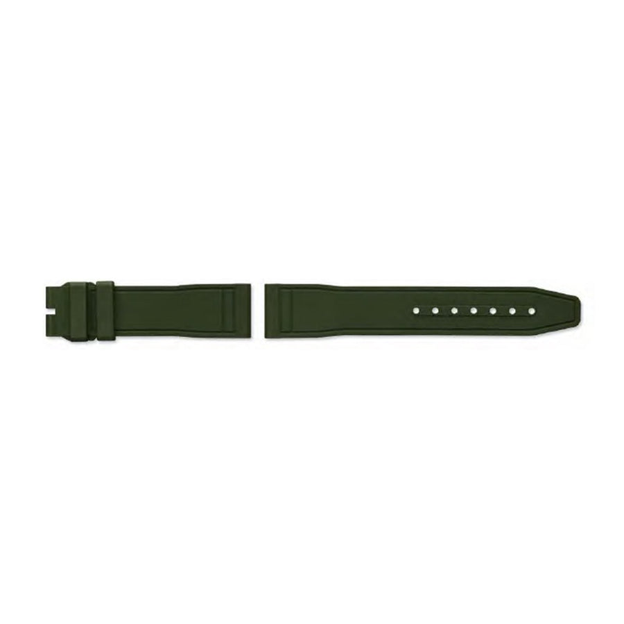 IWC Schaffhausen Rubber Strap Olive Green 20/18 QR - MXE0LPSM