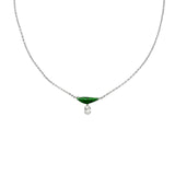 Jade Diamond Necklace-Jade Diamond Necklace - ONNEL00620