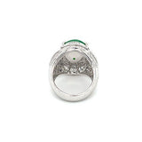 Jade Diamond Ring -