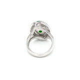 Jade Diamond Ring-Jade Diamond Ring -
