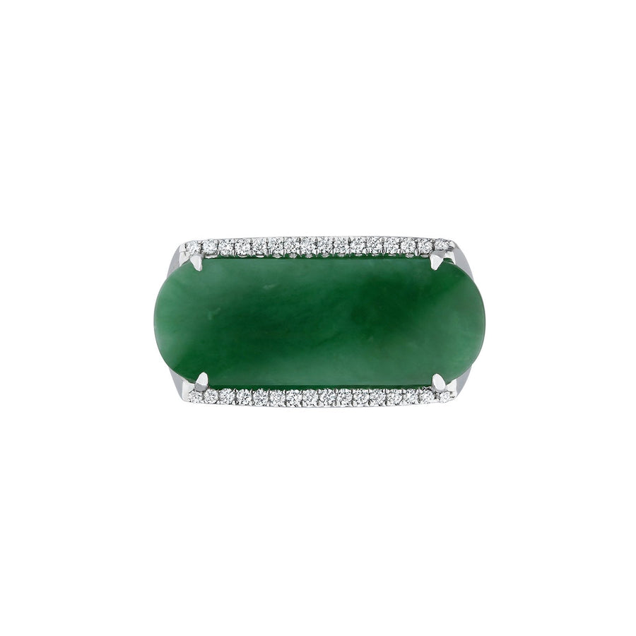 Jade Diamond Ring - ORNEL00570