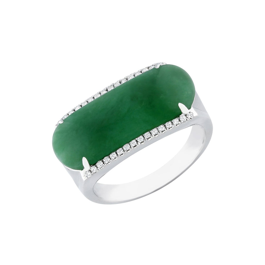 Jade Diamond Ring - ORNEL00570