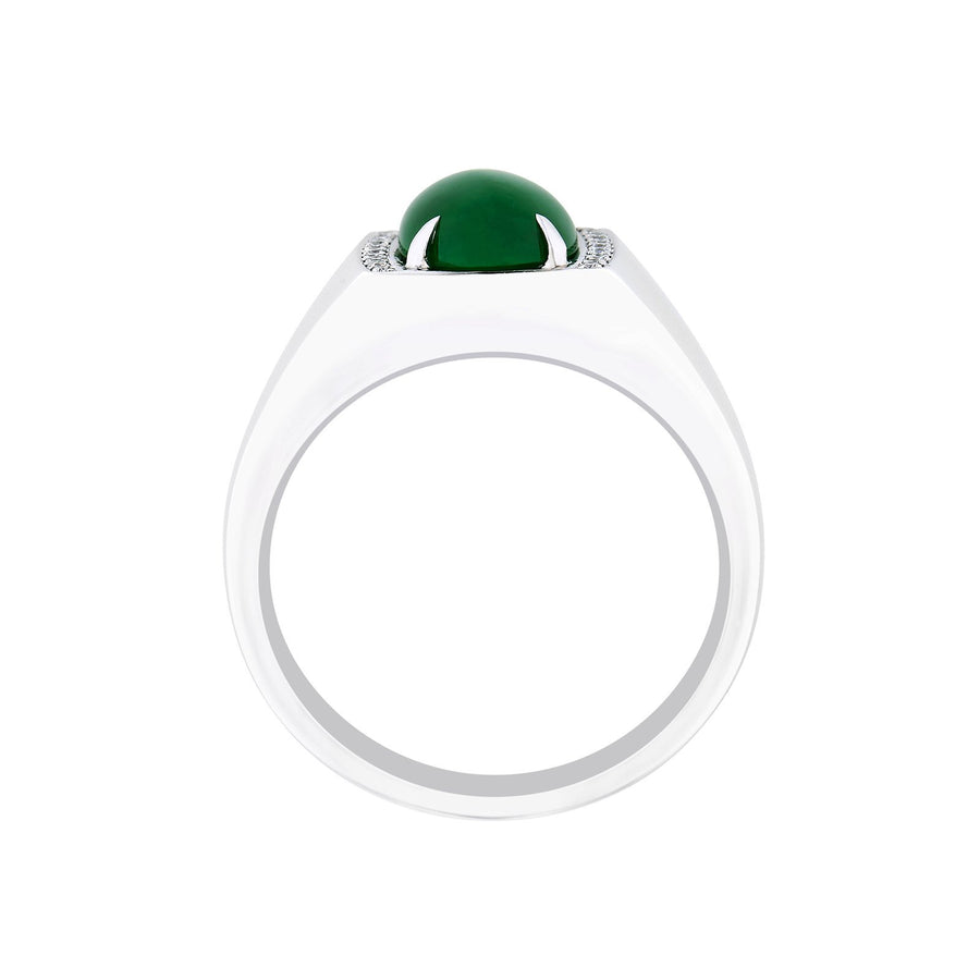 Jade Diamond Ring - ORNEL00604