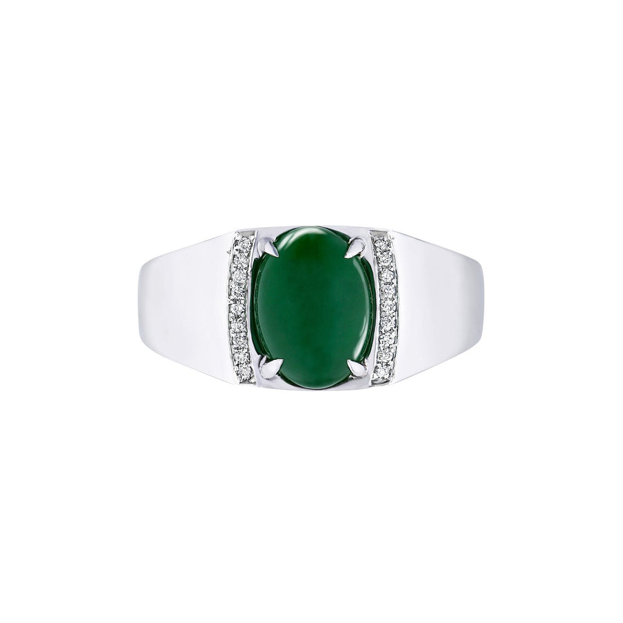 Jade Diamond Ring - ORNEL00604