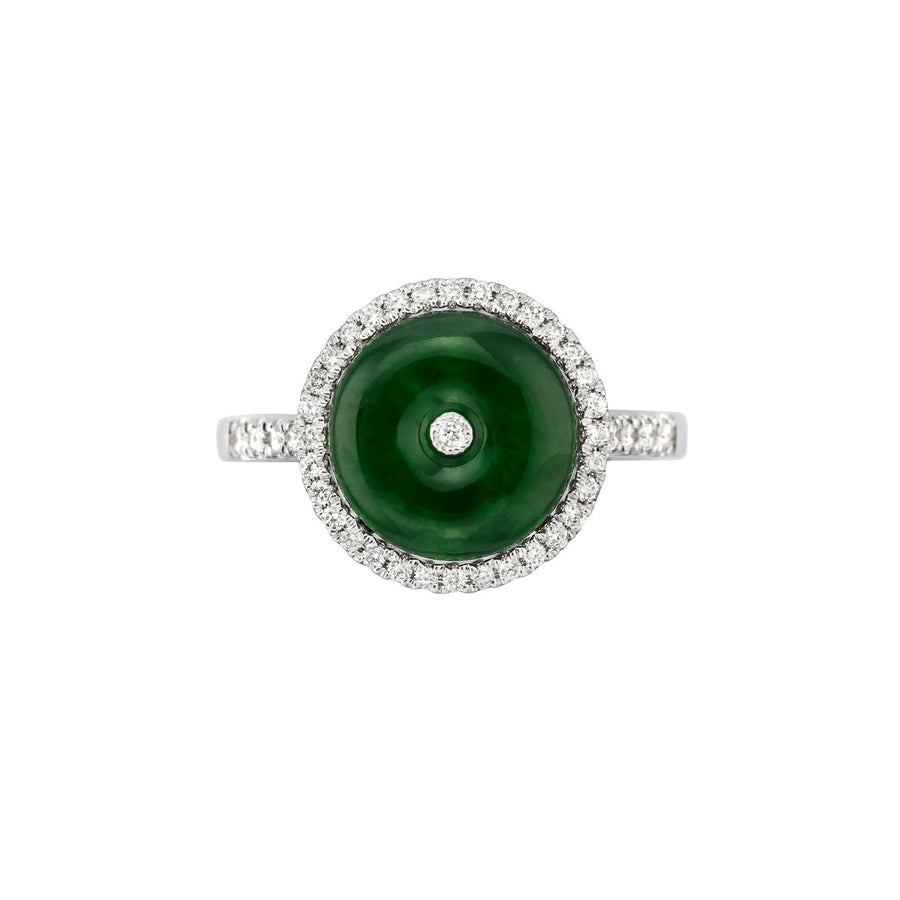 Jade Diamond Ring - ORNEL00752