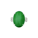 Jade Diamond Ring - ORNEL00836