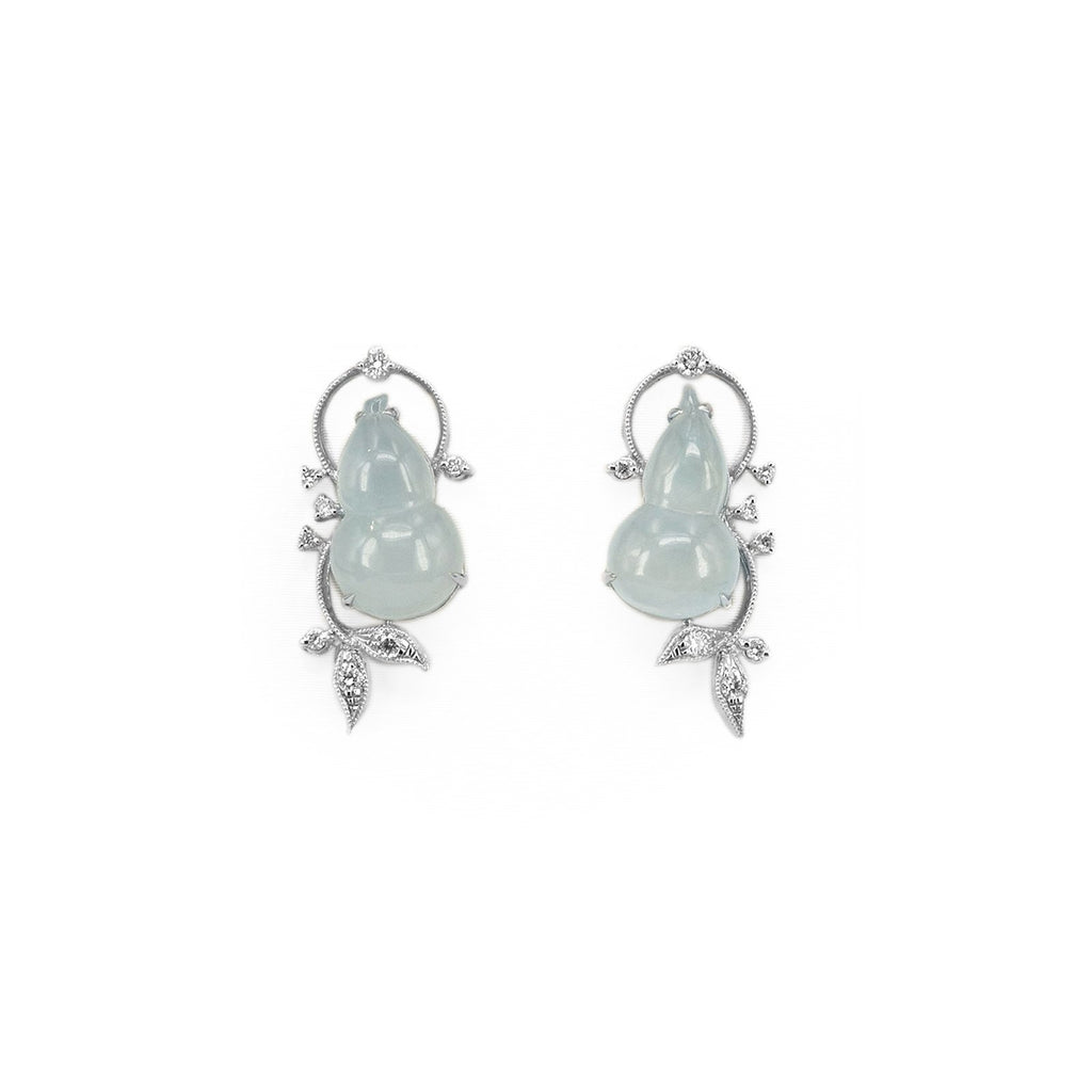 Jade Gourd Earrings - OENEL00133