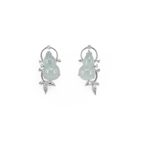 Jade Gourd Earrings-Jade Gourd Earrings - OENEL00133