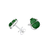 Jade Gourd Earrings - OENEL00299