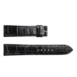 Jaeger LeCoultre Alligator Leather Strap Black 20/18mm - QC21872Z