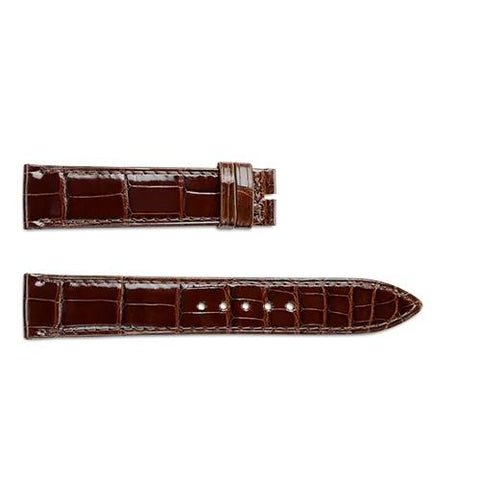 Jaeger-LeCoultre Alligator Leather Strap Chocolate 14/12mm-Jaeger LeCoultre Alligator Leather Strap Chocolate 14/12mm - QC134282