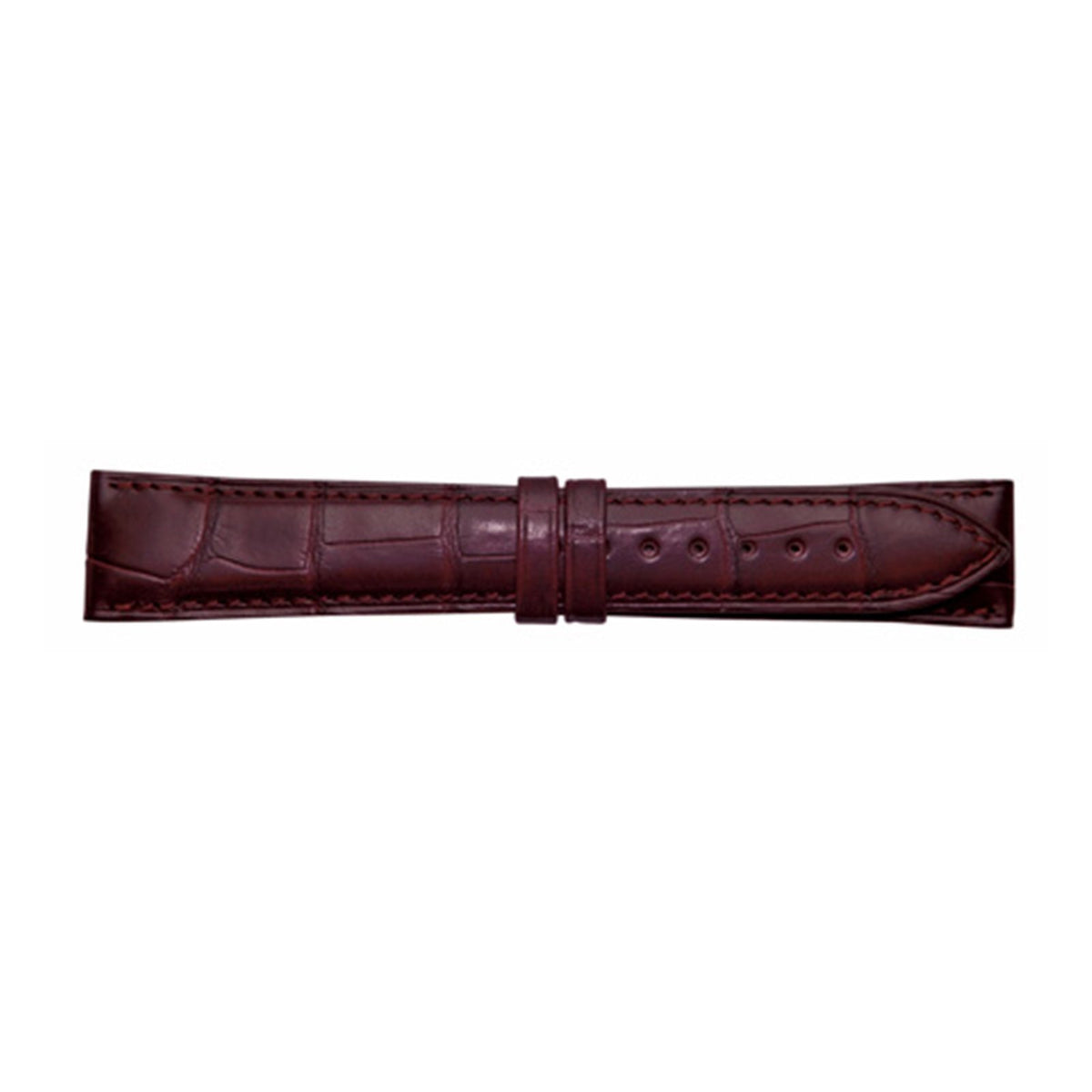 Jaeger LeCoultre Alligator Leather Strap Red 18/16mm - QC218642
