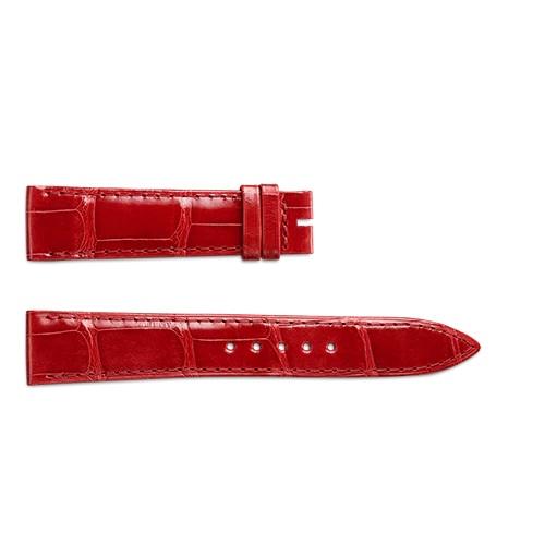 Jaeger LeCoultre Alligator Leather Strap Vermilion Red 18/16mm - QC1386E2