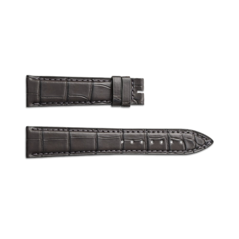 Jaeger-LeCoultre Alligator Strap Anthracite Matt 19/16mm-Jaeger-LeCoultre Alligator Strap Anthracite Matt 19/16mm - QC219220