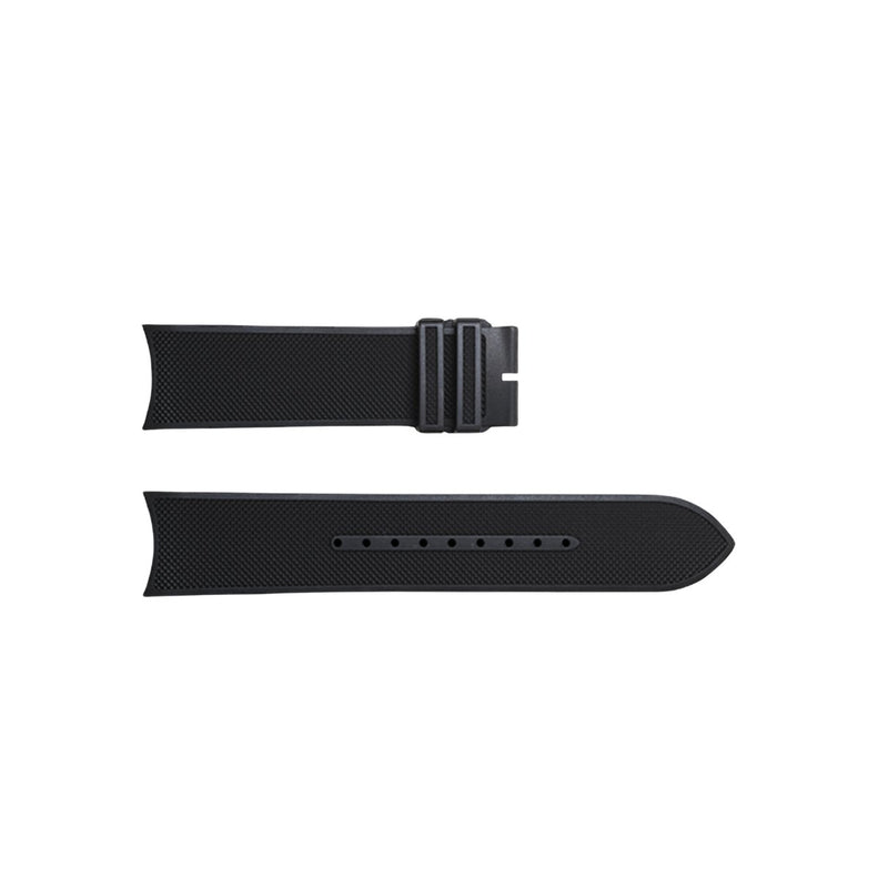 Jaeger-LeCoultre Black Rubber Strap 21/20mm-Jaeger-LeCoultre Black Rubber Strap 21/20mm - QC46B7SI
